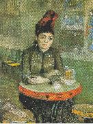 Vincent Van Gogh Agostina Segatori Sitting in the Cafe du Tambourin oil painting reproduction